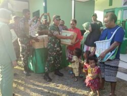 Danrem 181/PVT Sorong Berikan Nutrisi Tambahan Untuk Penurunan Prevelensi Stunting di Raja Ampat