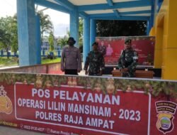 Kodim 1805/Raja Ampat Kerahkan Anggota Amankan Natal dan Tahun Baru
