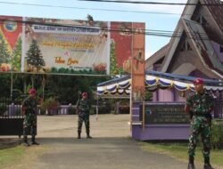 Prajurit Batalyon Howitzer 3 Marinir Ikut Pengamanan Natal di Kabupaten Sorong