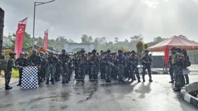 Komandan Batalyon Intai Amfibi 3 Marinir & Prajurit, Laksanakan Latihan Hanmars