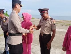 Kado Akhir Tahun, Puluhan Anggota Polres Raja Ampat Naik Pangkat