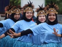 Perwira Petarung Yonif 11 Marinir Meriahkan Olahraga Bersama Danpasmar 3 &  Juarai Lomba Tarian Khas Dari Timur