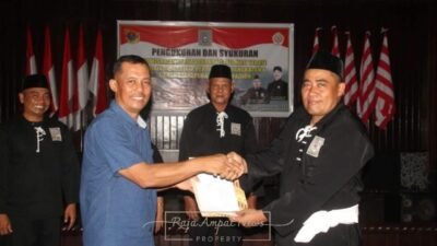 Prajurit Yonmarhanlan X Ikuti Pengukuhan Dan Syukuran Komisaris PSHT Cabang Jayapura