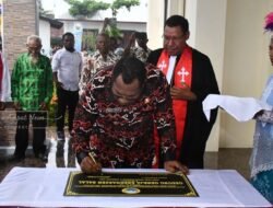 Wakil Bupati Resmikan Gedung Gereja Baru Jemaat Eben Haezer Balal, Klasis Raja Ampat Selatan