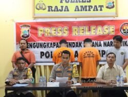 Polres Raja Ampat Ungkap Sindikat dan Ringkus Dua Pelaku Pengedar Narkotika