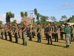 Prajurit Resimen Artileri 3 Marinir Asah Kemampuan Beladiri Dengan Melaksanakan Chadrick