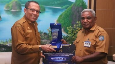 Sekda Apresiasi Capaian Diskominfo Raja Ampat