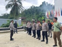 Amankan Pleno Rekapitulasi Suara, Polres Raja Ampat Terjunkan 144 Personil