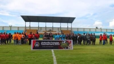 Ket: Delapan Tim Sepakbola siap bertarung di Babak delapan besar Turnamen Sepakbola Galanita Forester Cup 1 tahun 2024 Papua Barat Daya/Cr03