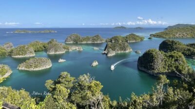 Ket: Piaynemu merupakan salah satu kawasan/situs Geopark yang ditetapkan Unesco di Raja Ampat, penetapan geopark sebagai wujud keserius Pemda mengembangkan pariwisata berkelanjutan di Raja Ampat/Petrus Rabu