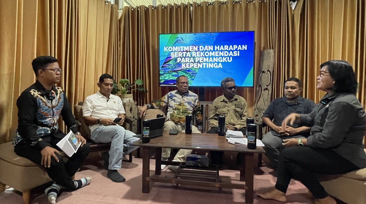 Ket: Talk Show merangkai Komitmen Merangkai Masa Depan Pariwisata Berkelanjutan di Raja Ampat yang digagas Konservasi Indonesia, Sabtu, (29/6/2024)/Petrus Rabu