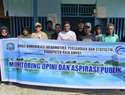 Diskominfo Raja Ampat Monitoring Opini dan Aspirasi Publik Terkait Kinerja Pemda