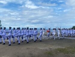 Dandim Raja Ampat Pimpin Upacara Penurunan Bendera