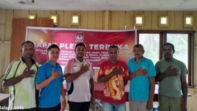 PPS Wailebet Gelar Rapat Pleno Terbuka Rekapitulasi DPS-HP