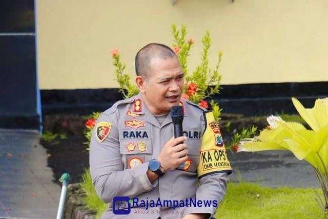 Ket: Kapolres Raja Ampat, AKBP. I Gusti Gde Raka Metayasa, S.IK/Dony K