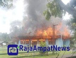 Merasa Tidak Bersalah, Oknum Kepala Kampung di Raja Ampat Bakar Kantor Distrik 