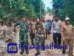 Tim Wasev Mabes TNI AD Tinjau Kegiatan TMMD ke-122 di Raja Ampat