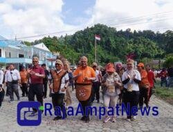 Sambut HUT ke-74, IDI Raja Ampat Gelar Berbagai Kegiatan, Salah Satunya Jalan Sehat Yang Diikuti PJ. Gubernur PBD