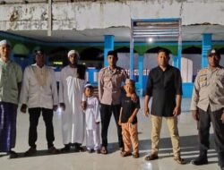 Polsek Misool Amankan Pelaksanaan Sholat Tarawih di Masjid Nurul Iman