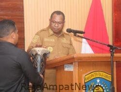 Bupati Orideko Buka Musrembang RKPD 2026, Ingatkan Visi Misi Sebagai Pedoman Pembangunan Raja Ampat