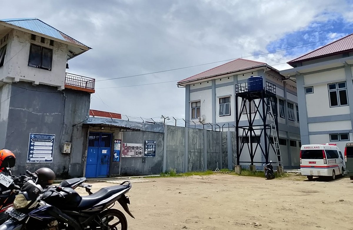 KET: Kondisi Lapas Sorong(Foto diambil, Rabu, 2 April 2025)/Foto: Dony Kumuai