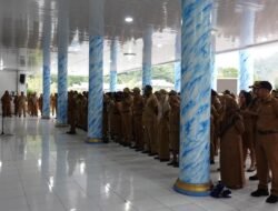 Apel Perdana Pasca Idul Fitri, Bupati Raja Ampat Tegaskan Disiplin dan Kinerja ASN