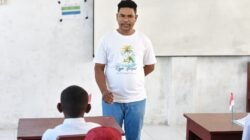 Ket: etua Garda Muda Bekaf Frans Mambrasar/foto: Derek Mambrasar