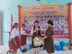 Siswa Angkatan VIII SD YPPK Santa Maria Regina Waisai Tamat,  Kepala Sekolah Berharap Jadi Generasi Hebat Raja Ampat