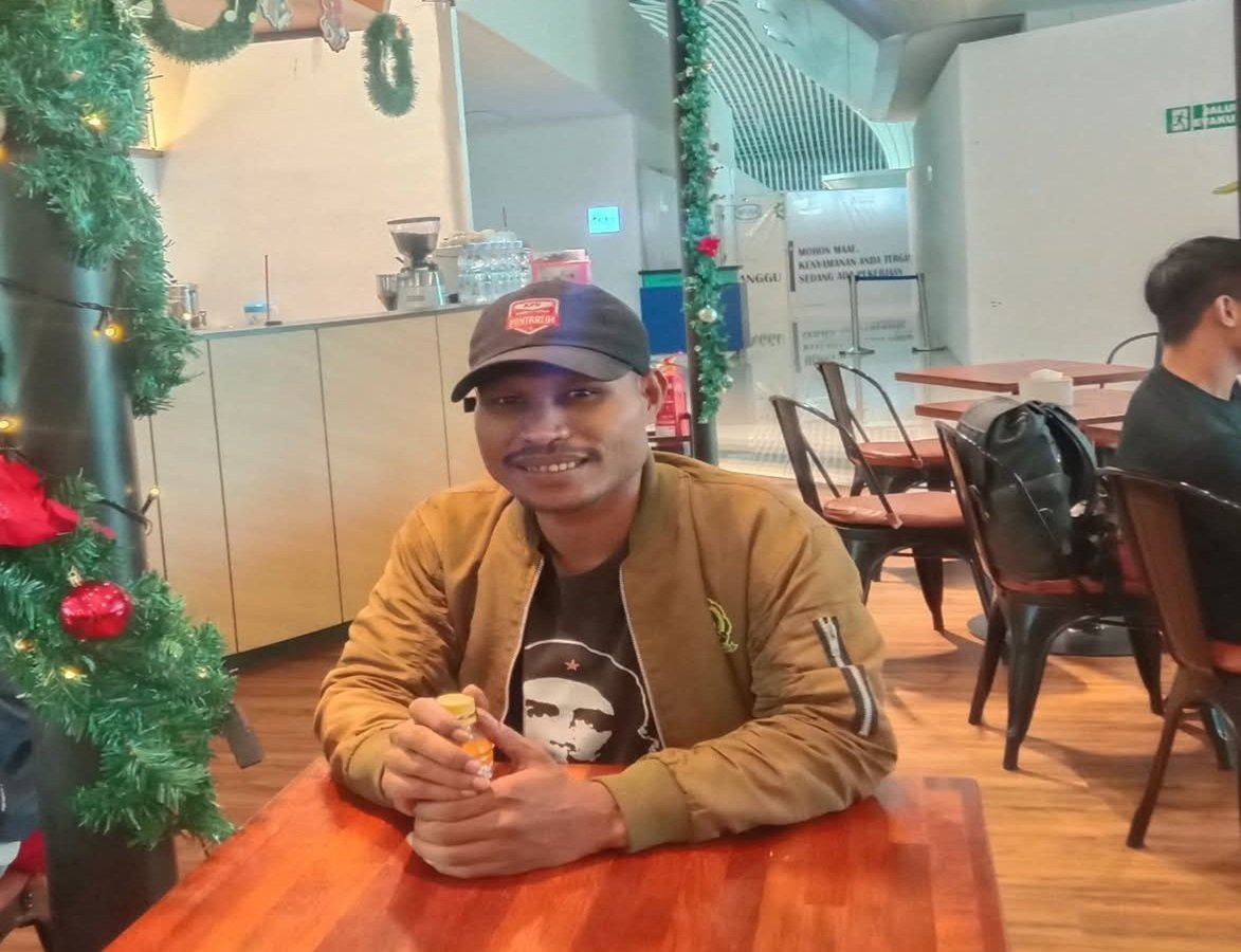 Ket: Rojer Mambraku Ketua Generasi Muda Pejuang Hak Adat Papua, Provinsi Papua Barat Daya/Foto: Dony K