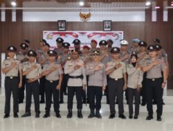 19 Bintara Polres Raja Ampat Naik Pangkat, Kapolres: Ini Amanah!