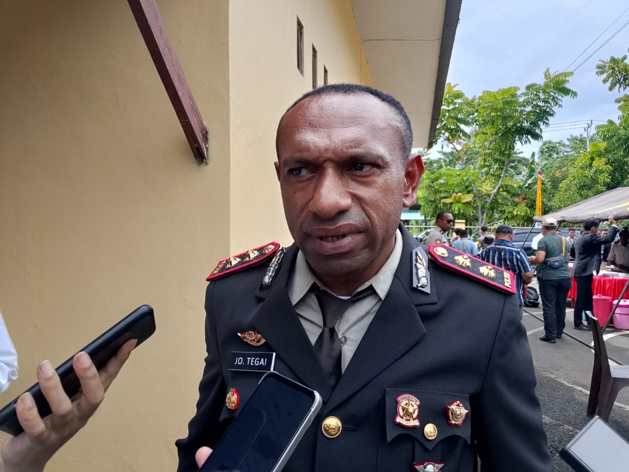 KET: Kapolres Raja Ampat, AKBP Jems Oktovianus Tegai, S.I.K/Foto: Dony Kumuai