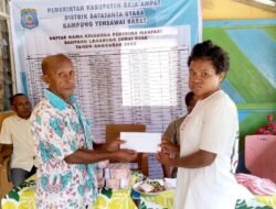 Warga Yensawai Barat Rasakan Manfaat Dana Desa, Kepala Kampung Sampaikan Apreasiasi ke Bupati Raja Ampat 