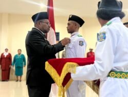 Bupati Raja Ampat Kukuhkan 41 Anggota Paskibraka Tahun 2025