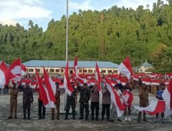 Pencanangan Gerakan Nasional 10 Juta Bendera Warnai Pembukaan Semarak HUT RI ke-80 di Raja Ampat