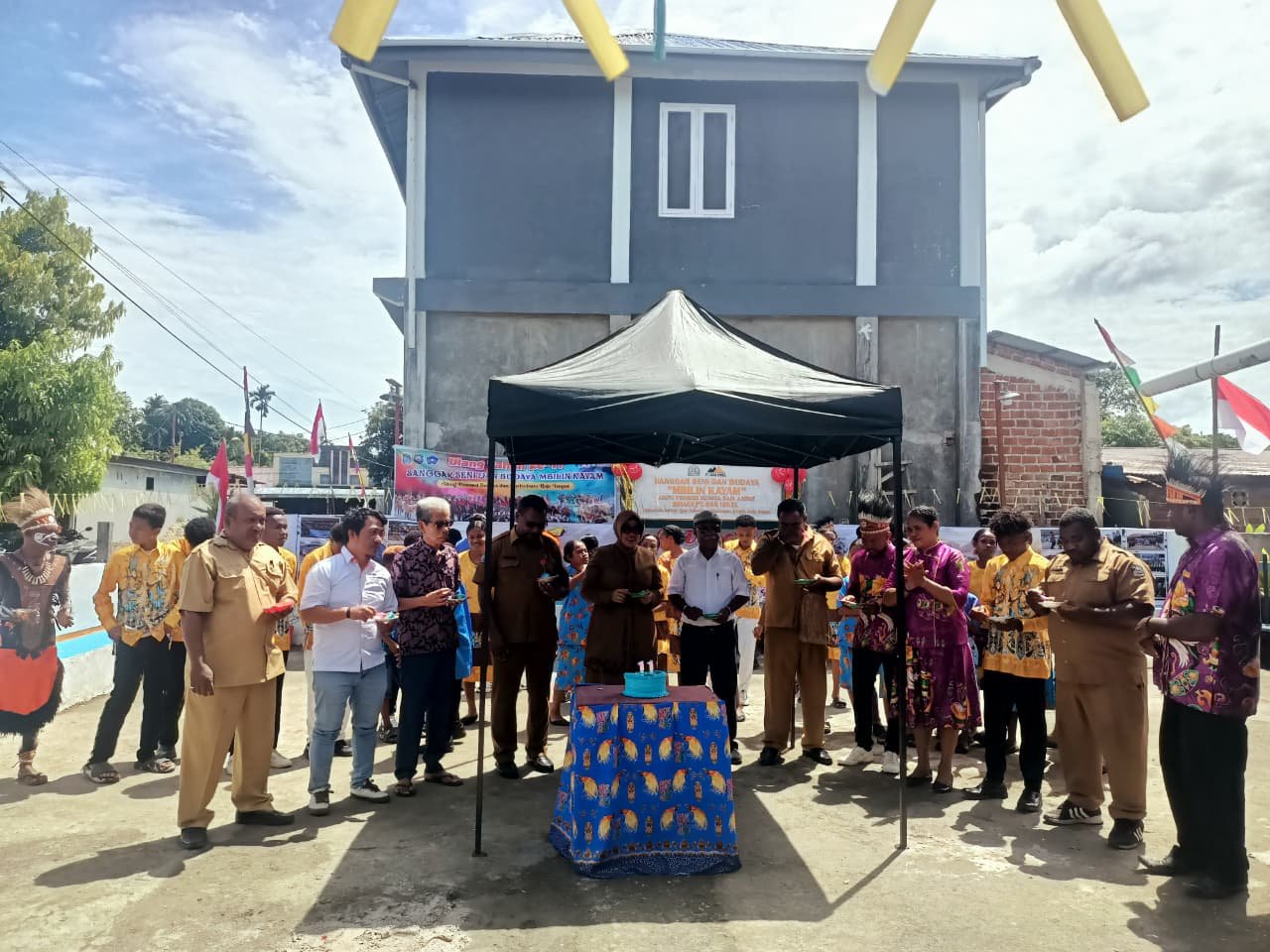 Acara Hari Ulang Tahun ke-11 Sanggar Mbilim Kayam-Raja Ampat, Selasa (19/8/2025)/Foto: Agustinus Guntur