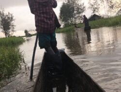 Banjir Rendam Distrik Topiyai, Warga Bertahan di Pengungsian
