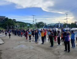 Peringati Harhubnas 2025, Insan Perhubungan Raja Ampat Gelar Jalan Sehat dan Senam Gembira