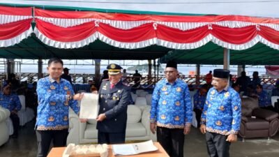 Momentum Harhubnas 2025, BPN Serahkan Sertifikat Tanah Pelabuhan Waisai kepada KUPP Kelas II Raja Ampat