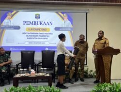 Bupati Orideko Buka Uji Kompetensi JPT Pratama, Tegaskan Pentingnya Kepemimpinan Berintegritas di Raja Ampat