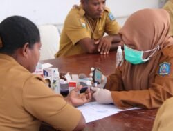 Puskesmas Waisai Gelar Pemeriksaan Kesehatan ASN: Wujudkan Aparatur Sehat, Produktif, dan Bahagia