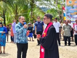 Wabup Raja Ampat Hadiri Peresmian Gedung Gereja, Pagar, dan Pastori GKI Maranatha Salio