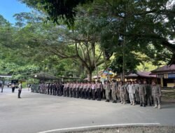 Polres Raja Ampat Gelar Patroli Gabungan Skala Besar Jelang Satu Tahun Kepemimpinan Presiden Prabowo–Gibran