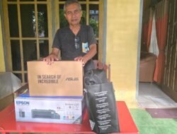 DAS Maya Klanafat Raja Ampat, Terima Bantuan Leptop dan Printer dari Pemerintah Pusat