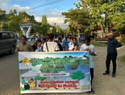 Semarak HUT ke-15 Gereja Mater Dei Waisai, Umat Gelar Jalan Sehat dan Aksi Bersih Lingkungan