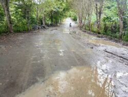 Ketua Pemuda Warnap Soroti Kondisi Jqlqn Menuju Gedung Pari Convention Center Yang Berlumpur Akibat Aktivitas Galian C