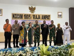 Letkol Inf Syahrul Usman Resmi Pimpin Kodim 1805 Raja Ampat, Bupati Sampaikan Apresiasi dan Harapan