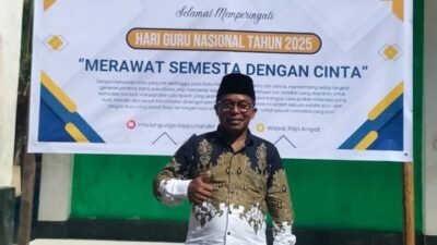 Ket: Ketua Yayasan Bina Insan Raja Ampat (YASBIRA), Hasan Makassar, S.Pd/Foto: Derek M