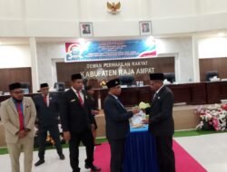 Bupati Orideko Burdam Apresiasi Sinergi DPRK–Pemkab dalam Penetapan Perda APBD 2026 Raja Ampat