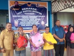 DPD Partai NasDem Raja Ampat Rayakan HUT ke-14 dengan Aksi Sosial dan Syukuran Kantor Baru