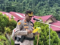 Amankan Perayaan Natal dan Tahun Baru, Polres Raja Ampat Gelar Apel Pasukan Operasi Lilin Dofior